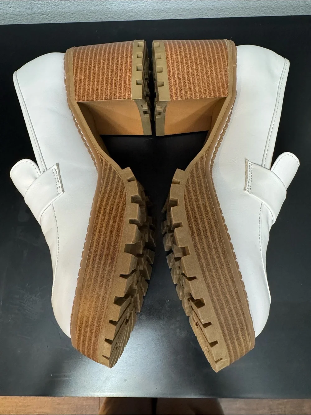 MIA cream leather